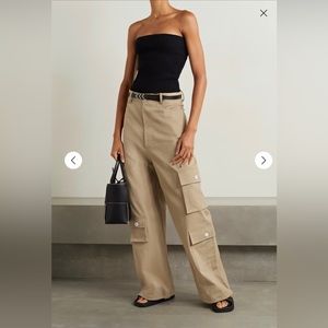 Frankie Shop Hailey cotton-twill cargo pants